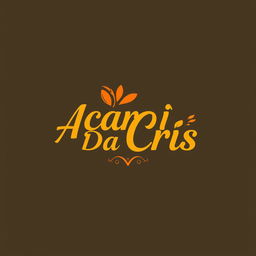 A professional and beautifully designed logo for a restaurant that specializes in selling acarajé