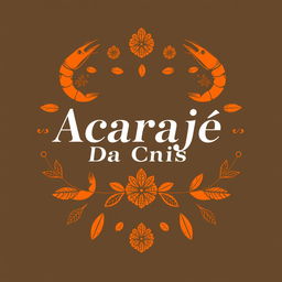 A professional and beautifully designed logo for a restaurant that specializes in selling acarajé