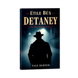 A captivating book cover with a detective theme