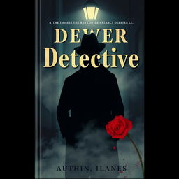 A captivating book cover with a detective theme