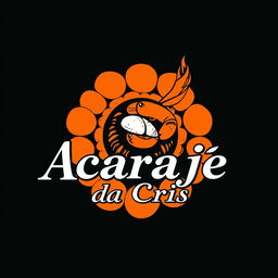 Design a captivating logo for "Acarajé da Cris," a restaurant focusing on Bahian cuisine