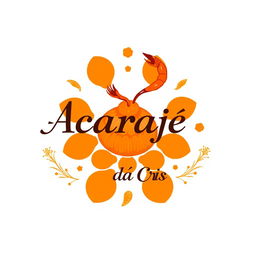 Design a captivating logo for "Acarajé da Cris," a restaurant focusing on Bahian cuisine