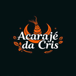 Create an evocative logo for "Acarajé da Cris," a Bahian cuisine restaurant