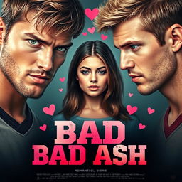 A film poster for the romantic movie titled 'BAD ASH'