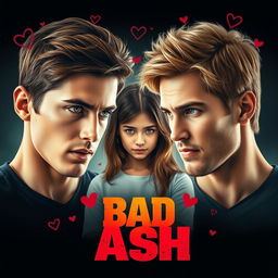 A film poster for the romantic movie titled 'BAD ASH'