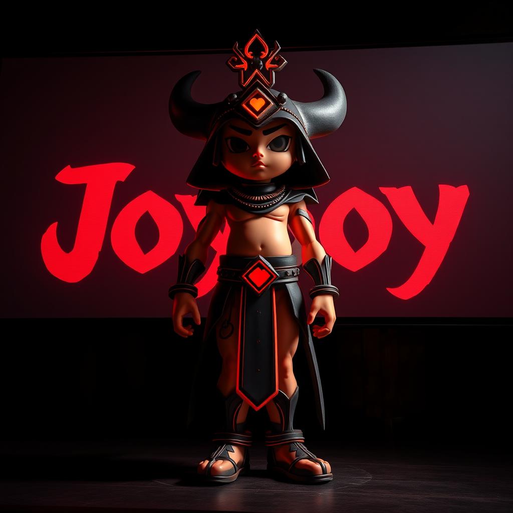 Joyboy characterized as an enigmatic and legendary figure, set against a bold screen featuring the word 'Joyboy' in striking black and red text