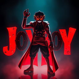 Joyboy from One Piece, depicted as a legendary and mysterious figure with a powerful presence