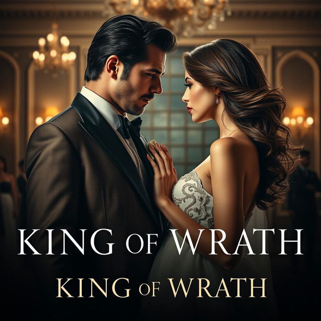 A dramatic and sensual poster for a film titled "King of Wrath"