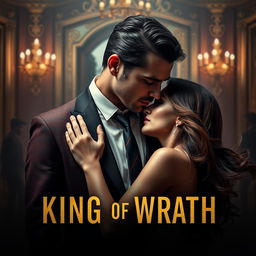 A dramatic and sensual poster for a film titled "King of Wrath"