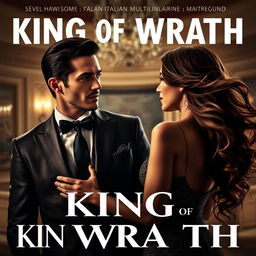 A dramatic and sensual poster for a film titled "King of Wrath"