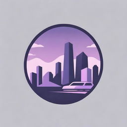 Logo of Grand Theft Auto San Andreas colored in different shades of purple