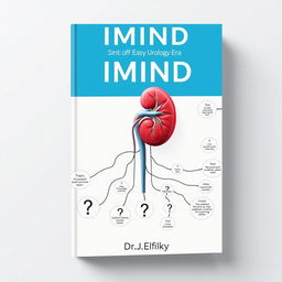 Create a book cover for the title 'IMIND' with the subtitle 'Easy Urology Era' by the author Dr