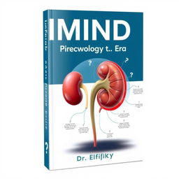 Create a book cover for the title 'IMIND' with the subtitle 'Easy Urology Era' by the author Dr