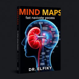 A captivating book cover design titled "IMIND MAPS that navigate your success" by DR