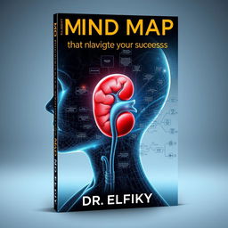 A captivating book cover design titled "IMIND MAPS that navigate your success" by DR