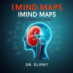 A captivating book cover design titled "IMIND MAPS that navigate your success" by DR