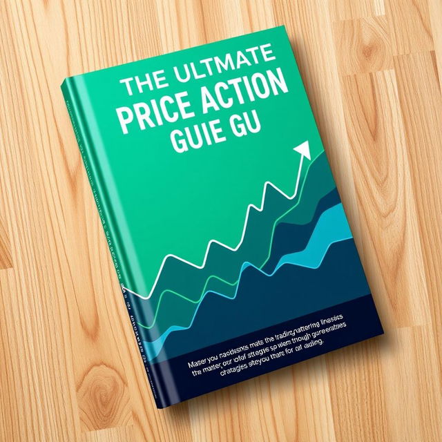 A book cover for 'The Ultimate Price Action Guide' that embodies a modern and strategic financial theme