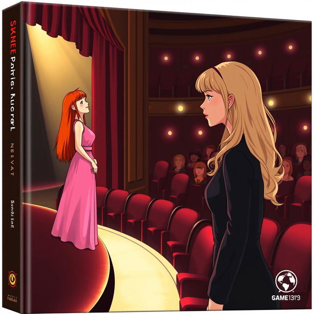 On the cover, a theater is depicted from the side