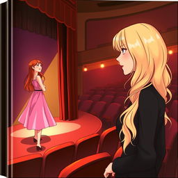 On the cover, a theater is depicted from the side