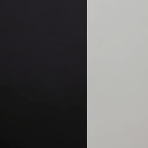 Generate a minimalist design for a room wall using a palette of black and matching colors, considering soft harmonious tones and simple patterns.