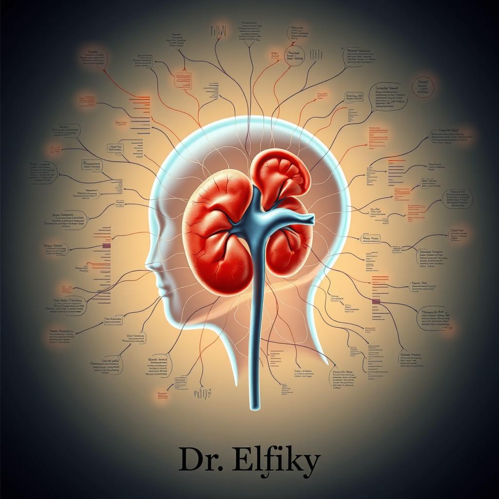 A captivating book cover for a book in urology by the author Dr