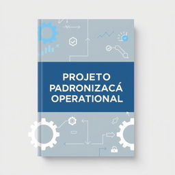 A cover design for a project titled 'Projeto Padronização Operacional'