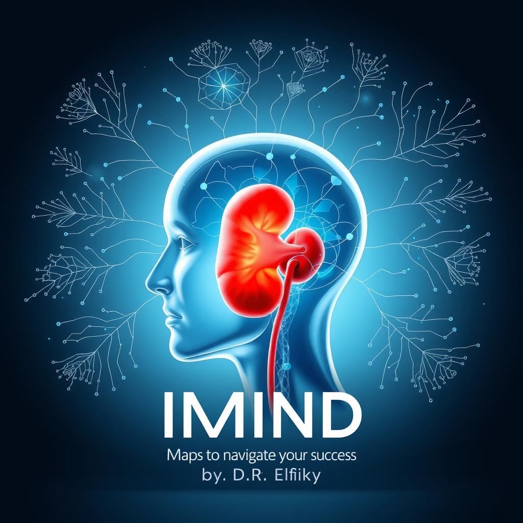 A captivating book cover for "IMIND" with the subtitle "Maps to navigate your success" by Dr