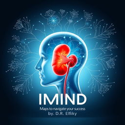 A captivating book cover for "IMIND" with the subtitle "Maps to navigate your success" by Dr