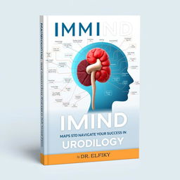 A book cover titled 'IMIND' featuring a digitalized head design, where the head is occupied by a kidney with a normal anatomical appearance