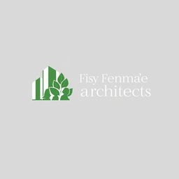 A sleek and modern logo design for an Instagram page dedicated to five female architects