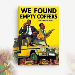 A book cover titled 'WE FOUND EMPTY COFFERS & OTHER STORIES