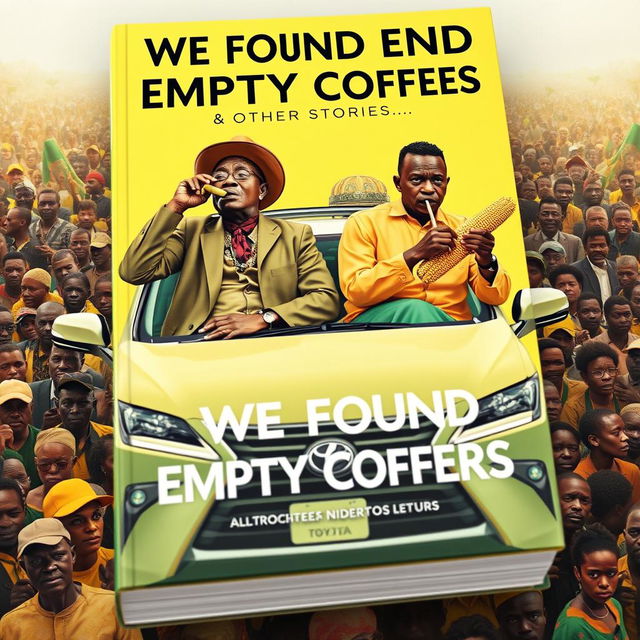 A book cover titled 'WE FOUND EMPTY COFFERS & OTHER STORIES