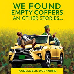 A book cover titled 'WE FOUND EMPTY COFFERS & OTHER STORIES