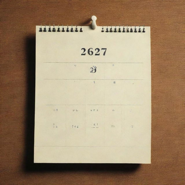 A vintage-styled calendar showing the date 01.26.2007