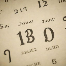 A vintage-styled calendar showing the date 01.26.2007