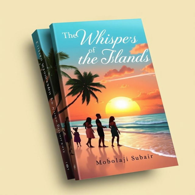 Book cover design for 'The Whispers of the Islands' by Mobolaji Subair