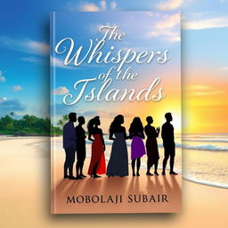 Book cover design for 'The Whispers of the Islands' by Mobolaji Subair