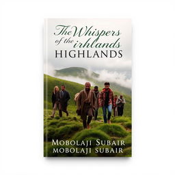 Book cover design for 'The Whispers of the Highlands' by Mobolaji Subair