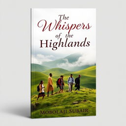 Book cover design for 'The Whispers of the Highlands' by Mobolaji Subair