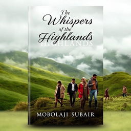 Book cover design for 'The Whispers of the Highlands' by Mobolaji Subair