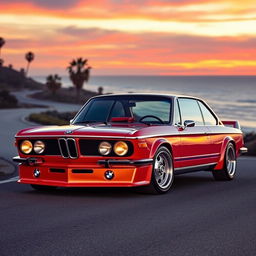 A retro concept of a BMW M3 imagined as if it were designed in 1969