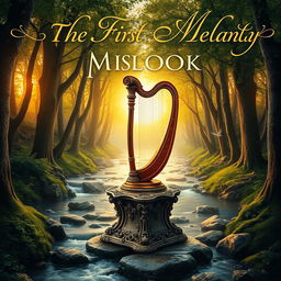 A captivating book cover for a novel titled "The First Melody"