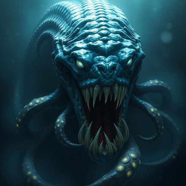 A terrifying deep-sea creature named THE LEVIATHAN