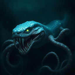 A terrifying deep-sea creature named THE LEVIATHAN