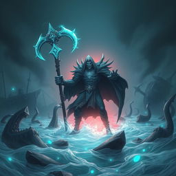 Pyke, the Bloodharbor Ripper from League of Legends, unleashing his own unique domain expansion