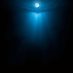 Depicting the eerie and unsettling atmosphere of thalassophobia, the fear of deep, dark bodies of water