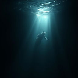 In the impenetrable darkness of the ocean's deepest abyss, where no light dares to venture, a long-forgotten monster lurks