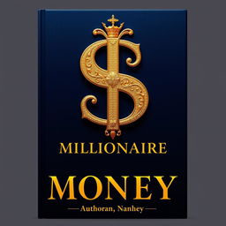 A luxurious and captivating book cover for "Millionaire Money"