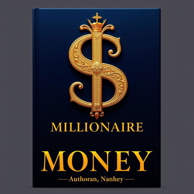 A luxurious and captivating book cover for "Millionaire Money"