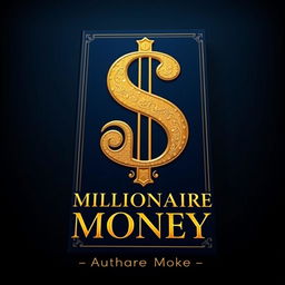 A luxurious and captivating book cover for "Millionaire Money"